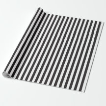 Papel de enrolamento Vintage Black White Stripes