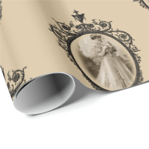 Papel De Presente Papel de enrolamento vitoriano