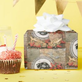 Papel De Presente Papel de enrolar do sudoeste - Milheira de cesta i