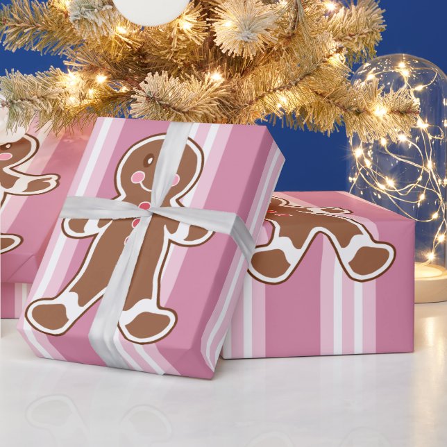 Papel De Presente Papel de enroscamento para garanhão de gengibre (Feriados)