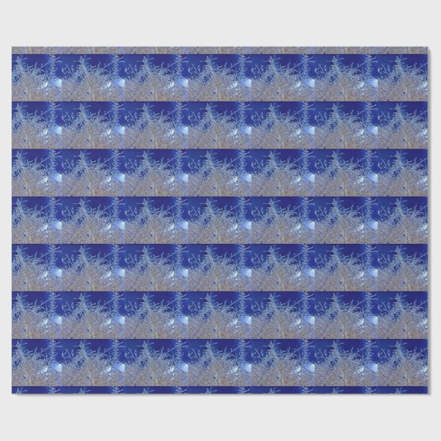 Papel De Presente Papel de envolvimento cristalino dos ramos (Matte) (Aberto)