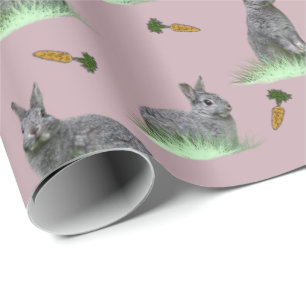 Papel De Presente Papel de envolvimento da mania da cenoura do