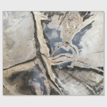 Papel de envolvimento de cristal preto & de creme