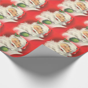 Papel De Presente Papel de envolvimento de Papai Noel/Natal