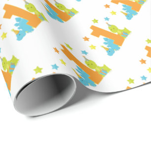 Papel De Presente Papel de envolvimento do aniversário dos