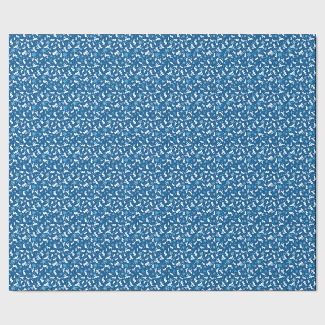 Papel De Presente Papel de envolvimento do elefante branco (Barra)