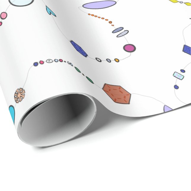 Papel De Presente Papel de envolvimento do grânulo da campanha da (Ponta do rolo)