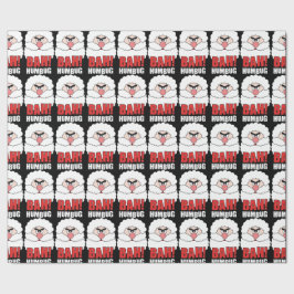 Papel De Presente Papel de envolvimento do Natal do Anti-Xmas da