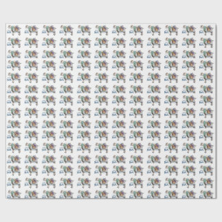 Papel De Presente Papel de envolvimento do Natal do caçador