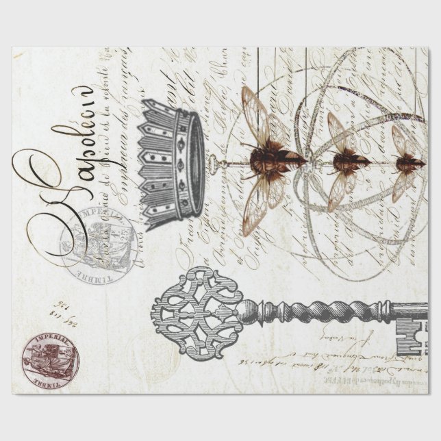 Papel De Presente Papel de envolvimento do roteiro das coisas (Aberto)