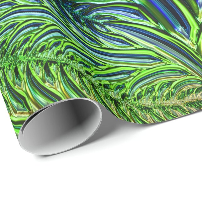 Papel De Presente Papel de envolvimento do vidro 5A do Fractal (Ponta do rolo)