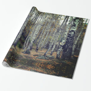 Papel De Presente Papel de envolvimento lustroso de Forrest do