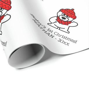 Papel De Presente Papel de envolvimento personalizado ø Natal do