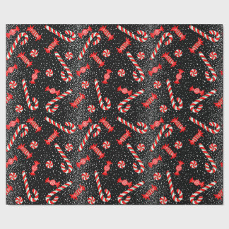 Papel De Presente Papel de moldagem de balas de Natal