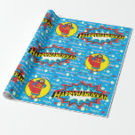 Papel De Presente Papel de Moldagem de Chanucá "Judah Super Hero"<br><div class="desc">"Hanukkah Judah Super Hero". Espero que goste do nosso novo presente de Hanukkah Happy com um padrão repetido do nosso "Judah, nosso Super Hero". O preço varia conforme você escolhe entre 4 tipos de papel e 5 tamanhos de papel. Obrigados para parar e comprar por aqui. Muito apreciado! Chag/Happy Chanukah/Hanukkah!...</div>