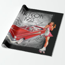 Papel de moldagem de estilo de anos 50