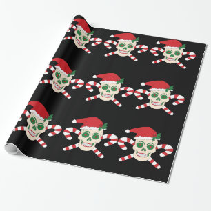 Papel De Presente Papel de moldagem de Natal assustador