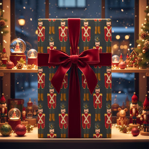 Papel De Presente Papel de moldagem de soldado Toy Nutcracker