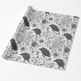 Papel De Presente Papel de moldagem do Hedgehogs Designer