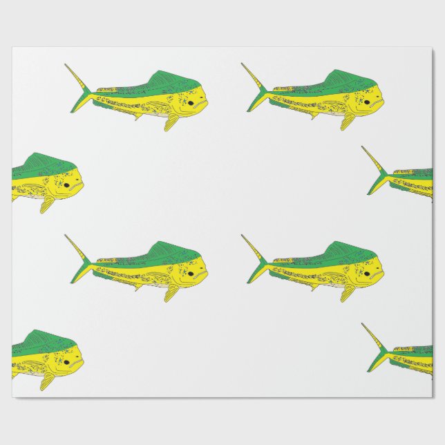 Papel De Presente Papel de Moldagem Mahi-mahi / Dorado (Barra)