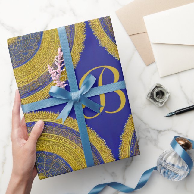 Papel De Presente papel de moldagem mandala (Presentear)