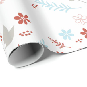 Papel De Presente Papel de moldagem natural Noël Natal Feriado