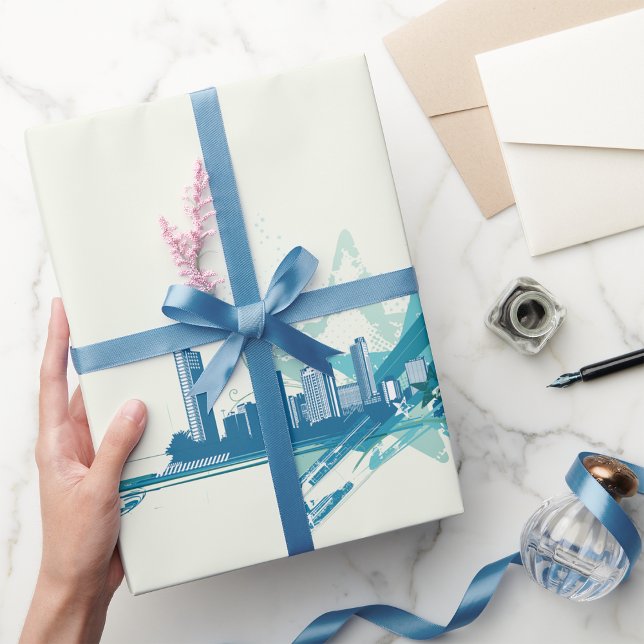 Papel De Presente Papel de moldagem urbana (Criador carregado)