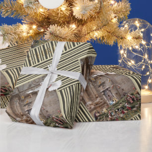 Papel De Presente Papel de Molho de Natal Jesus Natividade