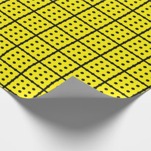 Papel De Presente Papel de ondulação amarelo exclusivo