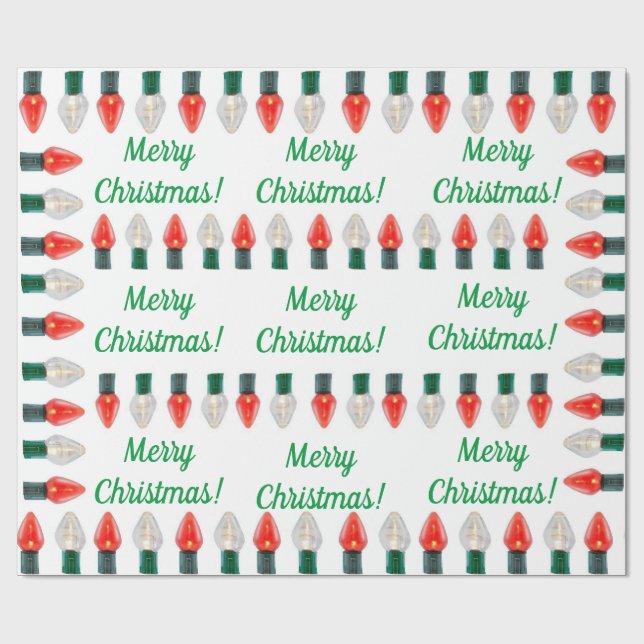 Papel De Presente Papel de ondulação das luzes de string (Aberto)