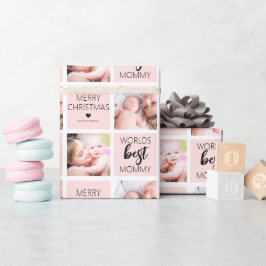 Papel De Presente Papel de ondulação de fotos da melhor Mamãe do mun