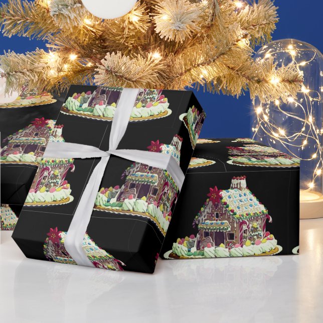 Papel De Presente Papel de ondulação de gengibre (Feriados)