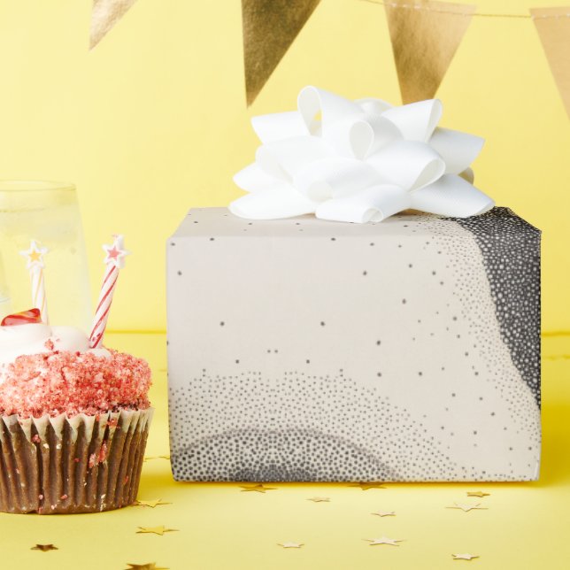 Papel De Presente Papel de ondulação de tonalidade geométrica modern (Festa de aniversário)