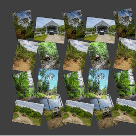 Papel De Presente Papel de ondulação de trilha 2