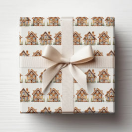 Papel De Presente Papel de ondulação para casas de pão de especiaria