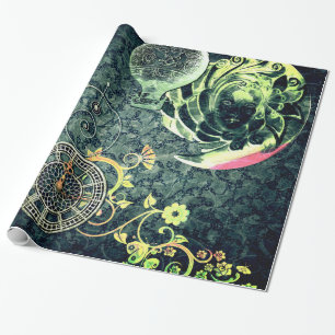 Papel De Presente Papel de parede de Steampunk do vintage