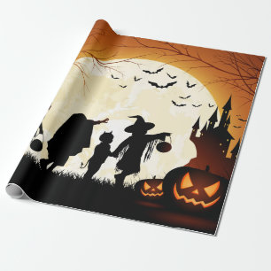 Papel De Presente Papel de Quebra de Halloween