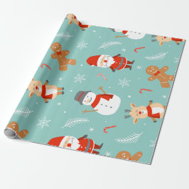 Papel De Presente Papel de regalo con motivos navideños