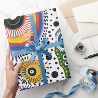 Papel De Presente Papel de Regalo Psicodélico Efecto Caleidoscopio 