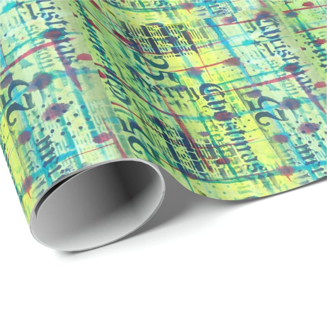 Papel De Presente Papel do Xmas dos meios mistos (Ponta do rolo)