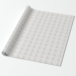 Papel De Presente Papel Elegante de Moldagem de Natal - Matte