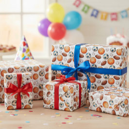 Papel De Presente Papel Esportivo de Quebra de Esportes - Basquete, 