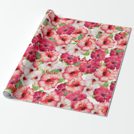 Papel De Presente Papel Floral Hawaiian Wrapping
