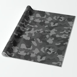PAPEL DE PRESENTE PAPEL GIFT CAMO E CINZA