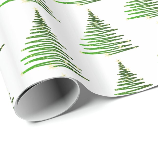 Papel De Presente Papel-Oh Árvore de Natal (Ponta do rolo)