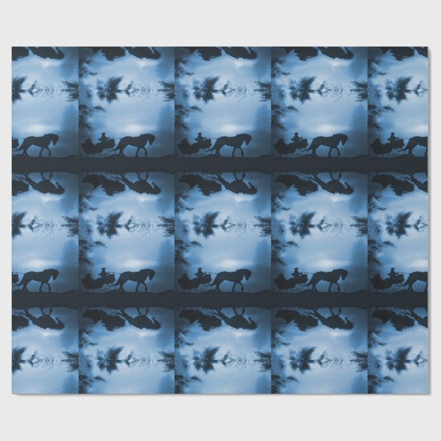 Papel De Presente Papel para enrolamento de alças e cavalos (Aberto)