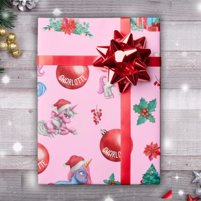 Papel De Presente Papel Personalizado de Moldagem de Natal para Meni (Criador carregado)