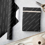 Papel De Presente Papel personalizado #Hashtag Matte Black Wraping<br><div class="desc">Personalize facilmente esta tendência e papel de empacotamento preto mate moderno, adicionando seu nome, sua hashtag ou qualquer texto personalizado, ou exclua-o para uma cor sólida minimalista. Um simples design de negócios em cores preto e branco totalmente personalizável, fontes básicas e modernas sans-serif e uma aparência profissional e clara, perfeita...</div>