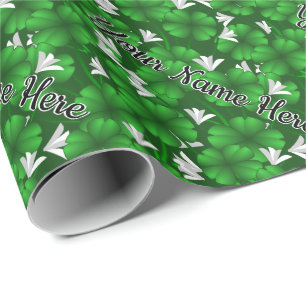 Papel De Presente Papel-presente personalizado de enrolamento de boa