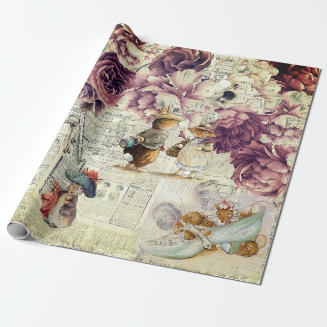 Papel De Presente Papel-tecidos de coelho peter (coleção6) (Desenrolado)